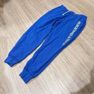 Abercrombie & Fitch Blue Joggers with Elastic Cuffs